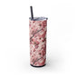 Cherry Blossom Skinny Tumbler with Straw - 20oz Floral Drinkware