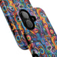 Psychedelic Visions Tough iPhone Magnetic Case - Unique Art iPhone Cover