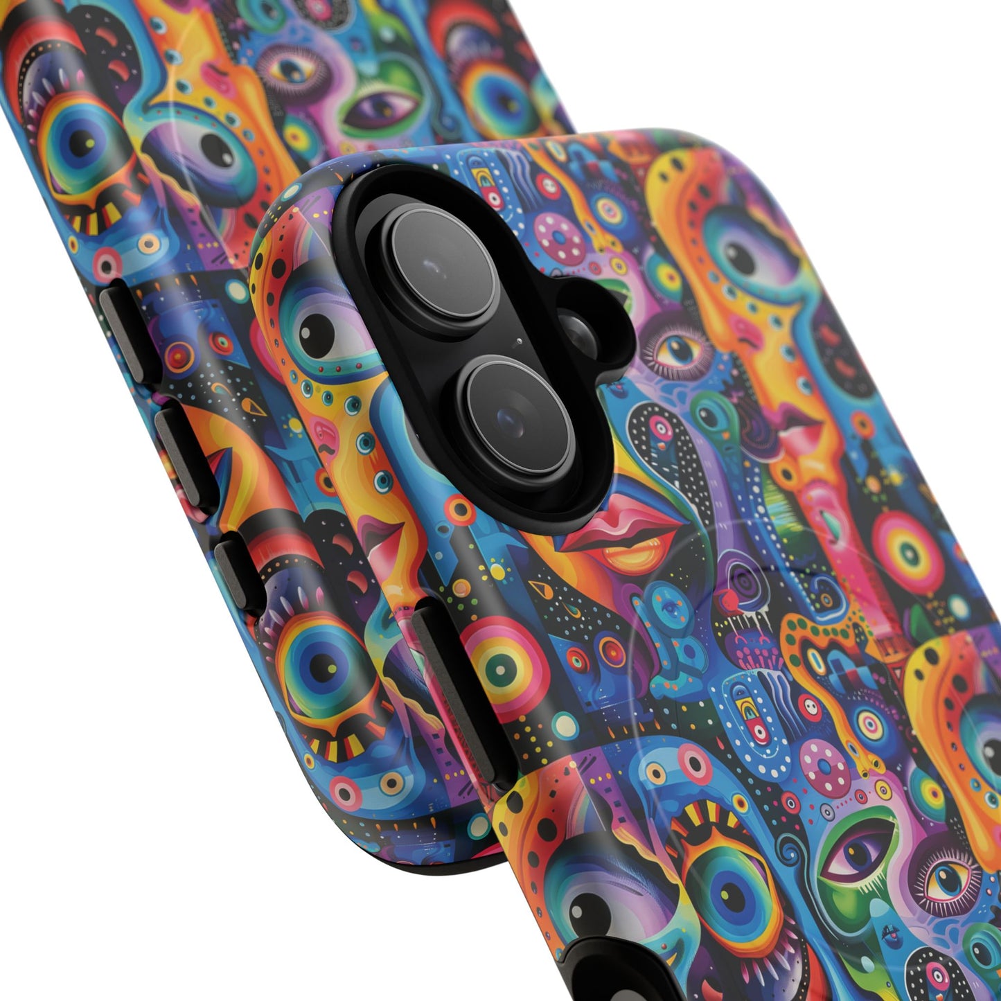 Psychedelic Visions Tough iPhone Magnetic Case - Unique Art iPhone Cover