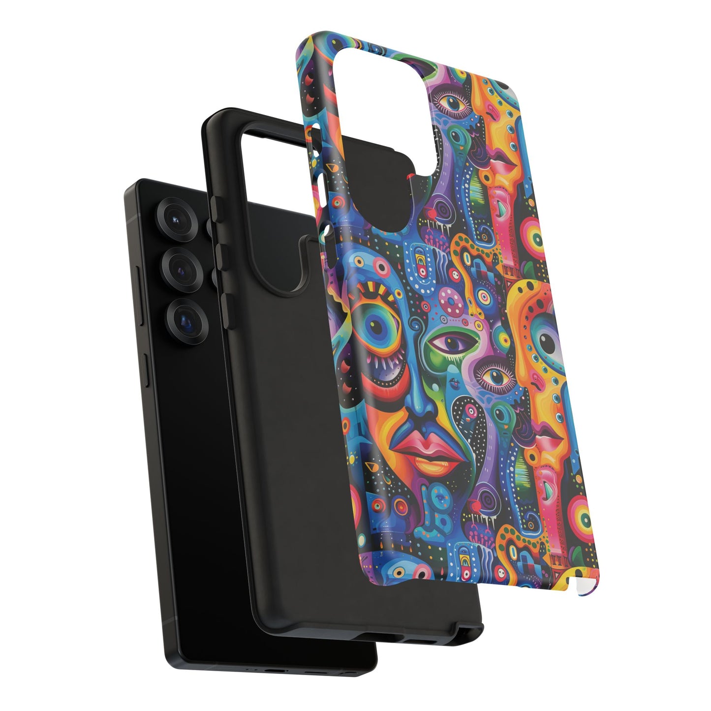 Psychedelic Visions Vibrant Art Google Pixel, iPhone and Samsung Phone Case - Tough Cases for Creative Souls