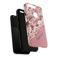 Personalized Cherry Blossom Tough Phone Case — Pink Floral Protective Case for Samsung & Google