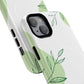 Stylish Tough iPhone Magnetic Cases with Leaf Design, iPhone Protection Cases, Greenery iPhone Covers, Eco-Friendly iPhone Accessories, Gift for Her.