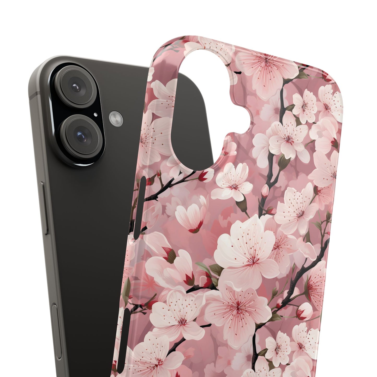 Cherry Blossom Slim Phone Cases for iPhone and Samsung