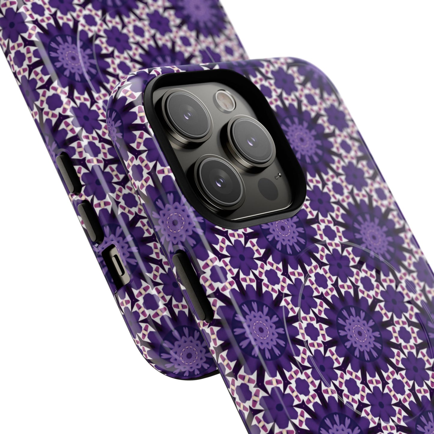 Twilight Petal Mirage Magnetic iPhone Cases, Unique Floral Designs, Tough Protection, Gift for Her, iPhone Accessories, Custom Cases