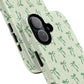 Elegant Ribbon iPhone Case, Stylish Magnetic iPhone Case, Chic iPhone Cover, Green Bow Design, Gift for Her, Everyday Essential, Coquette iPhone Case