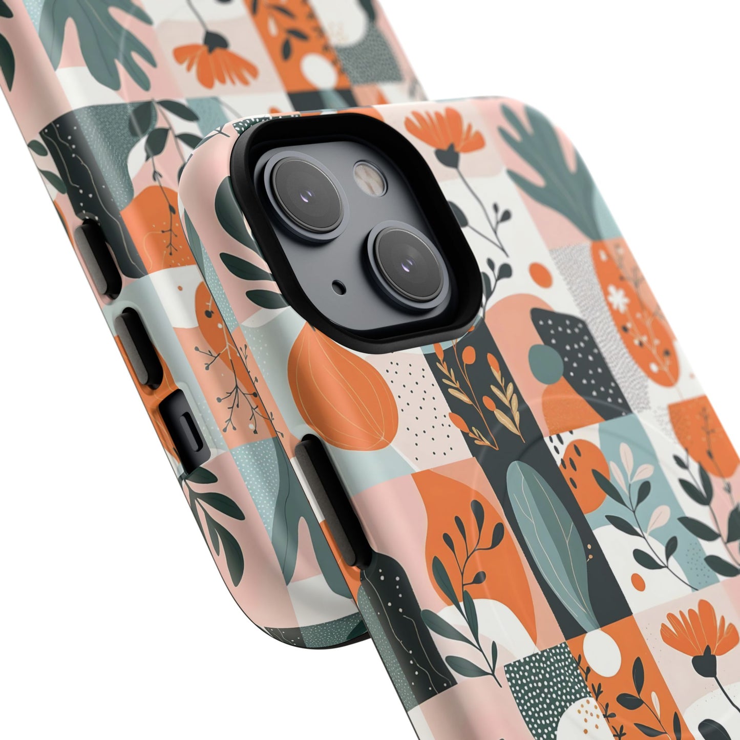 Botanical Bliss Tough Magnetic Phone Case, Durable Phone Cover, Gift for Her, Stylish Tech Accessory, Fall Vibes, Trendy Mobile Case