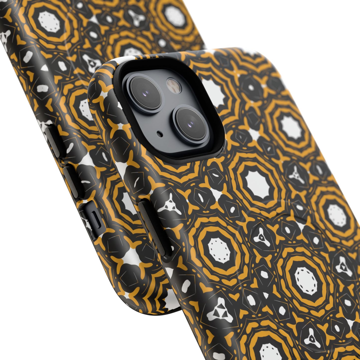 Stylish Tough Magnetic Phone Case, Unique Pattern Phone Cover, Durable Magnetic Case, Trendy Tech Accessories, Gift for Phone Lovers