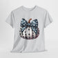 Polka Dot Pumpkin Charm Unisex Heavy Cotton Tee