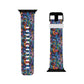 Psychedelic Visions Colorful Artistic Watch Band for Apple Watch - Vibrant Design for Style Enthusiasts