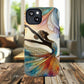 Artistic iPhone Case with Dancer Design, Tough Magnetic Case, Unique Gift for Dancers, Colorful iPhone Cover, Stylish Accessory.