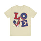 Patriotic Love Unisex Jersey Short Sleeve Tee