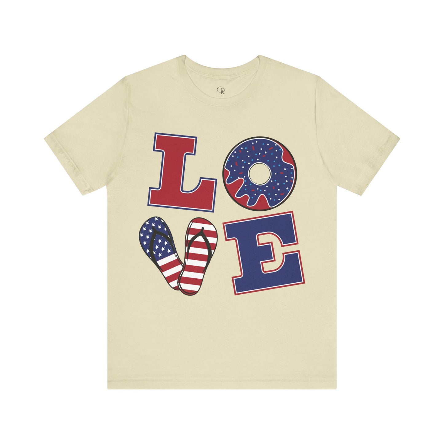 Patriotic Love Unisex Jersey Short Sleeve Tee