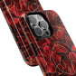 Crimson Bloom Tough iPhone Magnetic Case, Protective iPhone Case, Stylish iPhone Cover, Gift for Her, Mother's and Birthday Gifts, Unique Floral Accessories