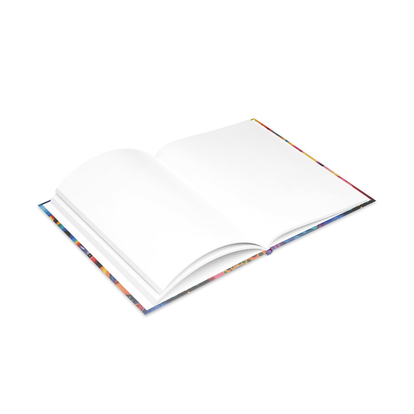 Psychedelic Visions Hardcover Notebook with Puffy Covers