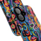 Psychedelic Visions Colorful Art iPhone Case - Tough Cases with Vibrant Abstract Design