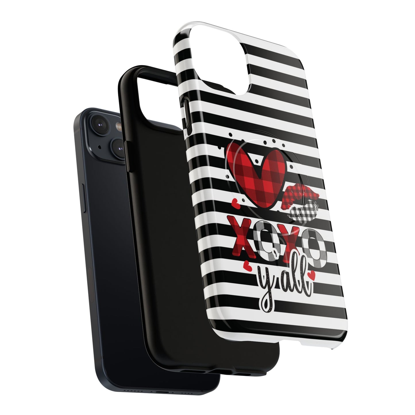 Stylish Tough Magnetic Phone Cases, Trendy Gifts for Her, Holiday Accessories, Floral Design, Cute Phone Protection