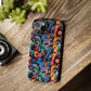 Psychedelic Visions Slim iPhone Case - Vibrant Design for Artistic Souls