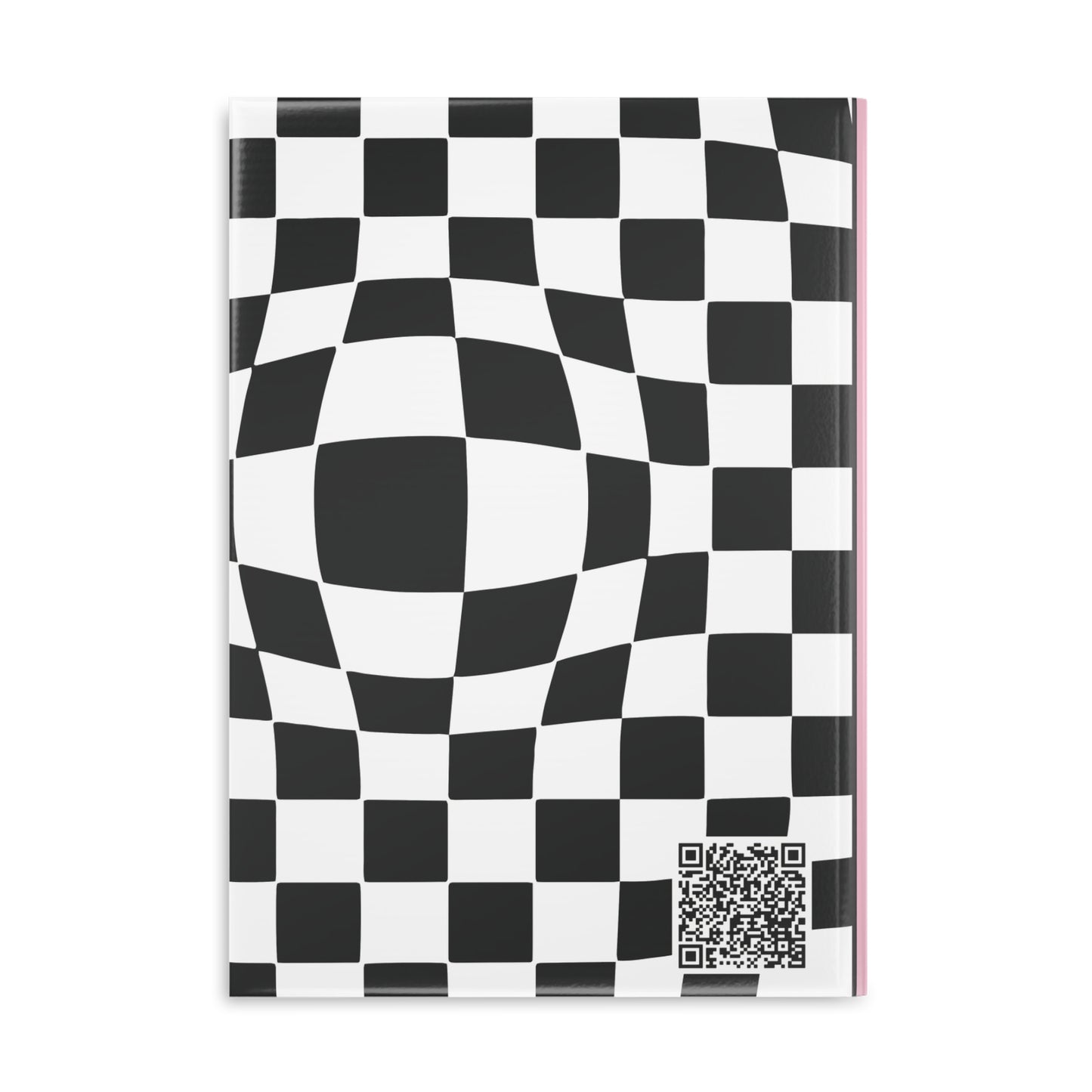 Wild Style Checkered Hardcover Notebook with Puffy Covers (PY)