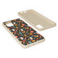 Whimsical Feline Garden Samsung Biodegradable Cases