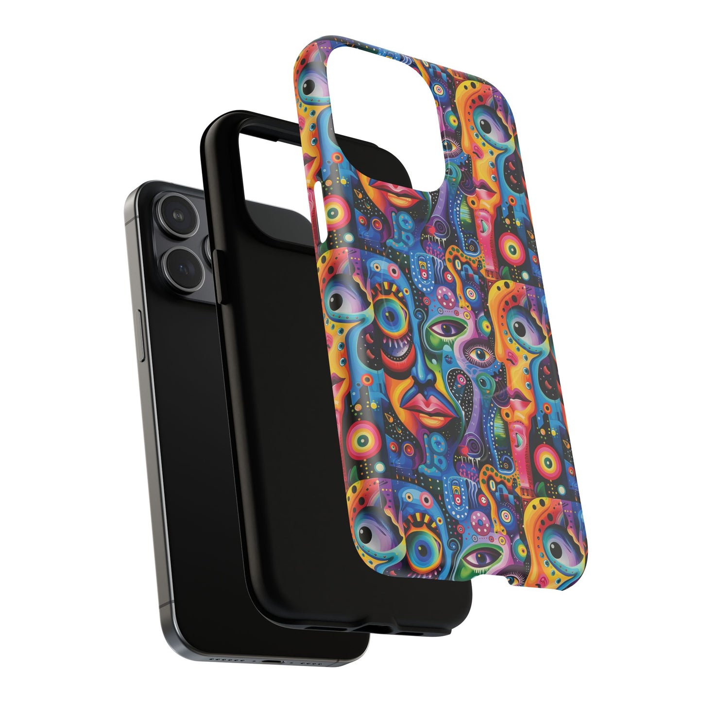 Psychedelic Visions Tough iPhone Magnetic Case - Unique Art iPhone Cover