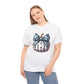 Polka Dot Pumpkin Charm Unisex Heavy Cotton Tee