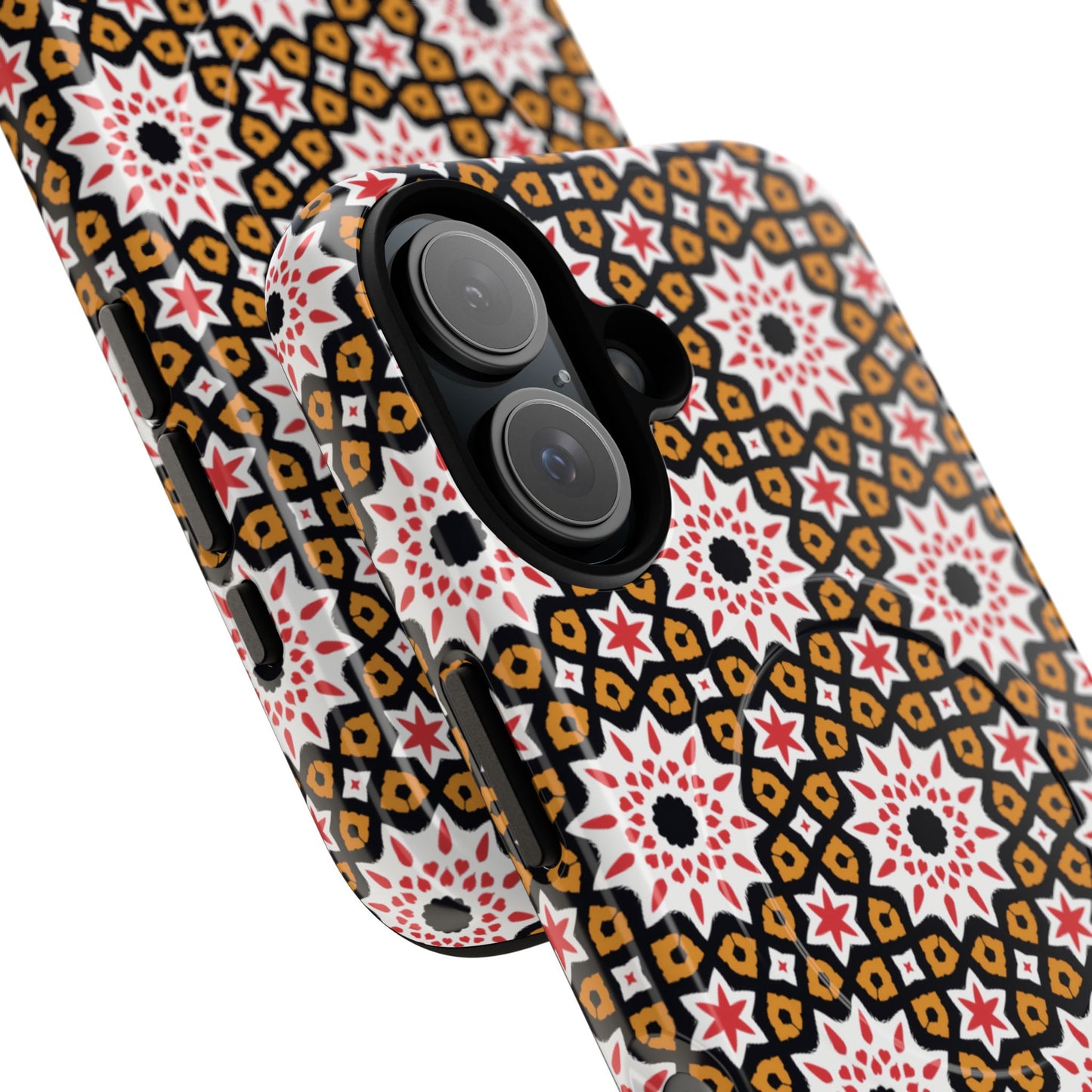 Bohemian Patterned Tough Magnetic Cases, Unique Phone Protection, Stylish Phone Cover, Gift for Trendsetters, Vibrant Designs
