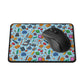 Blue Academic Colorful School-Themed Non-Slip Gaming Mouse Pad - Perfect for Students & Gamers