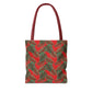 Red Tropical Bliss Tote Bag