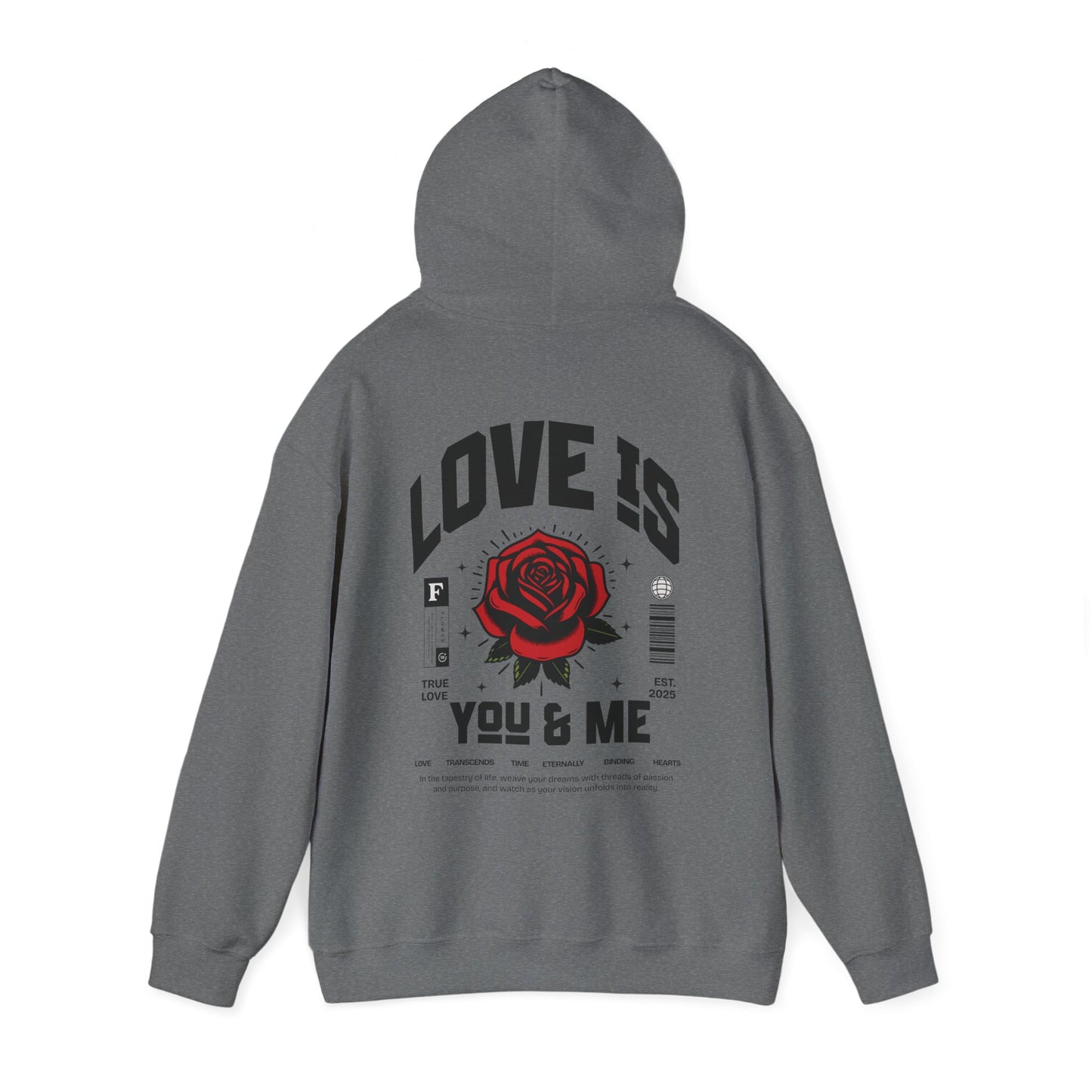 You and Me Unisex Gildan Hoodie Sweatshirt