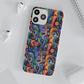 Psychedelic Visions Flexi iPhone and Samsung Case - Colorful Abstract Design.