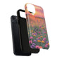 Floral Sunset Phone Case, Tough Magnetic Cases for iPhone, Nature Lover Gift, Durable Protection, Eco-Friendly Phone Accessory