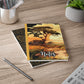 Exquisite A5 Softcover Notebook, Jungle Scene Artwork, Ideal for Note-Taking, Journaling, Gifts, Teacher Supplies.
