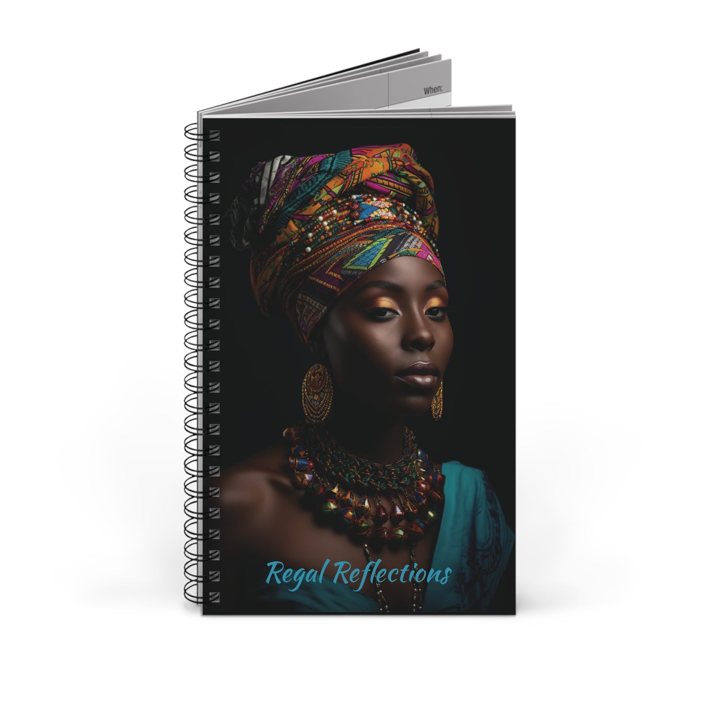 Regal Reflections: African Majesty Spiral Journal (EU)