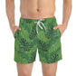 Green Tropical Bliss Swim Trunks (AOP)