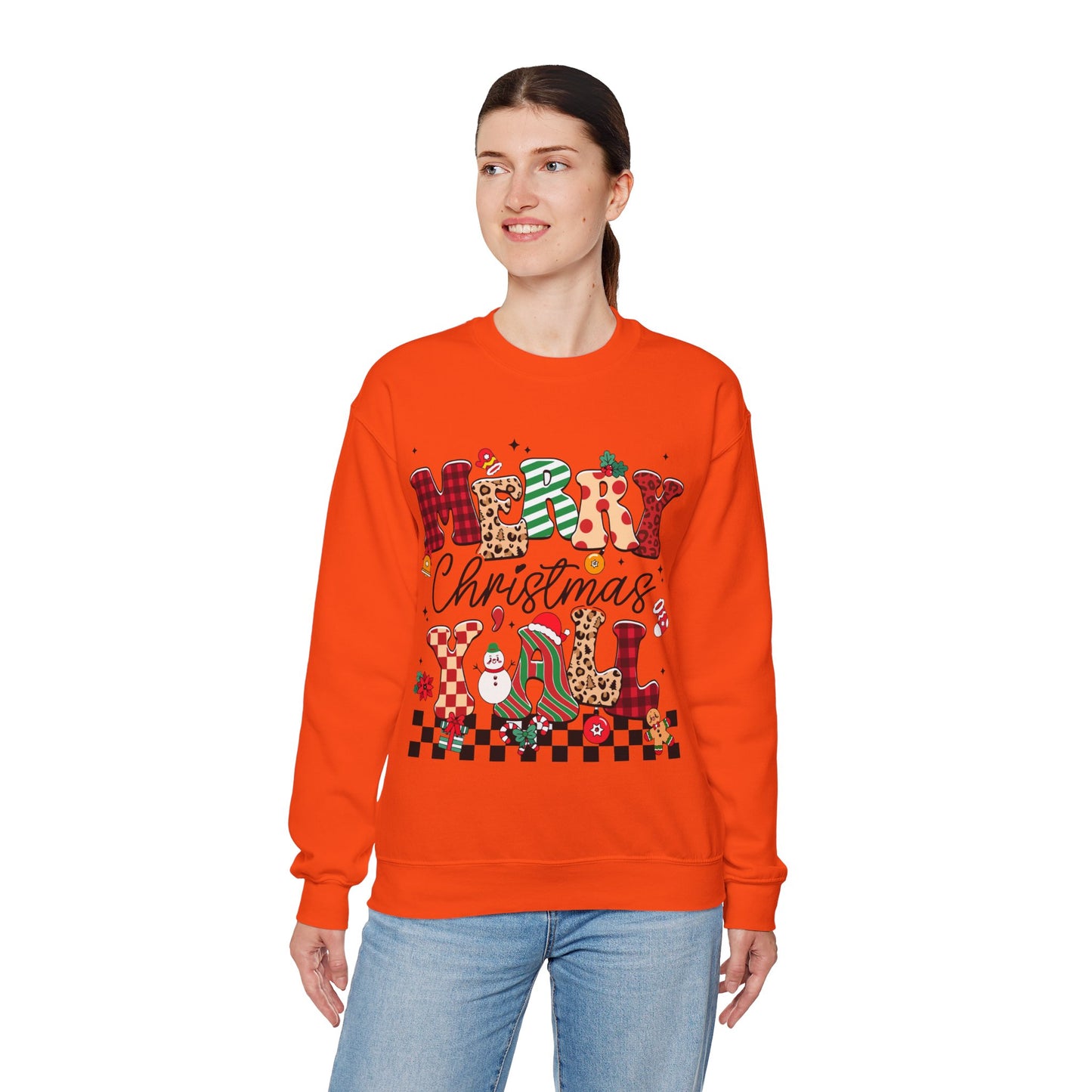 Merry Christmas  Unisex Heavy Blend™ Crewneck Sweatshirt