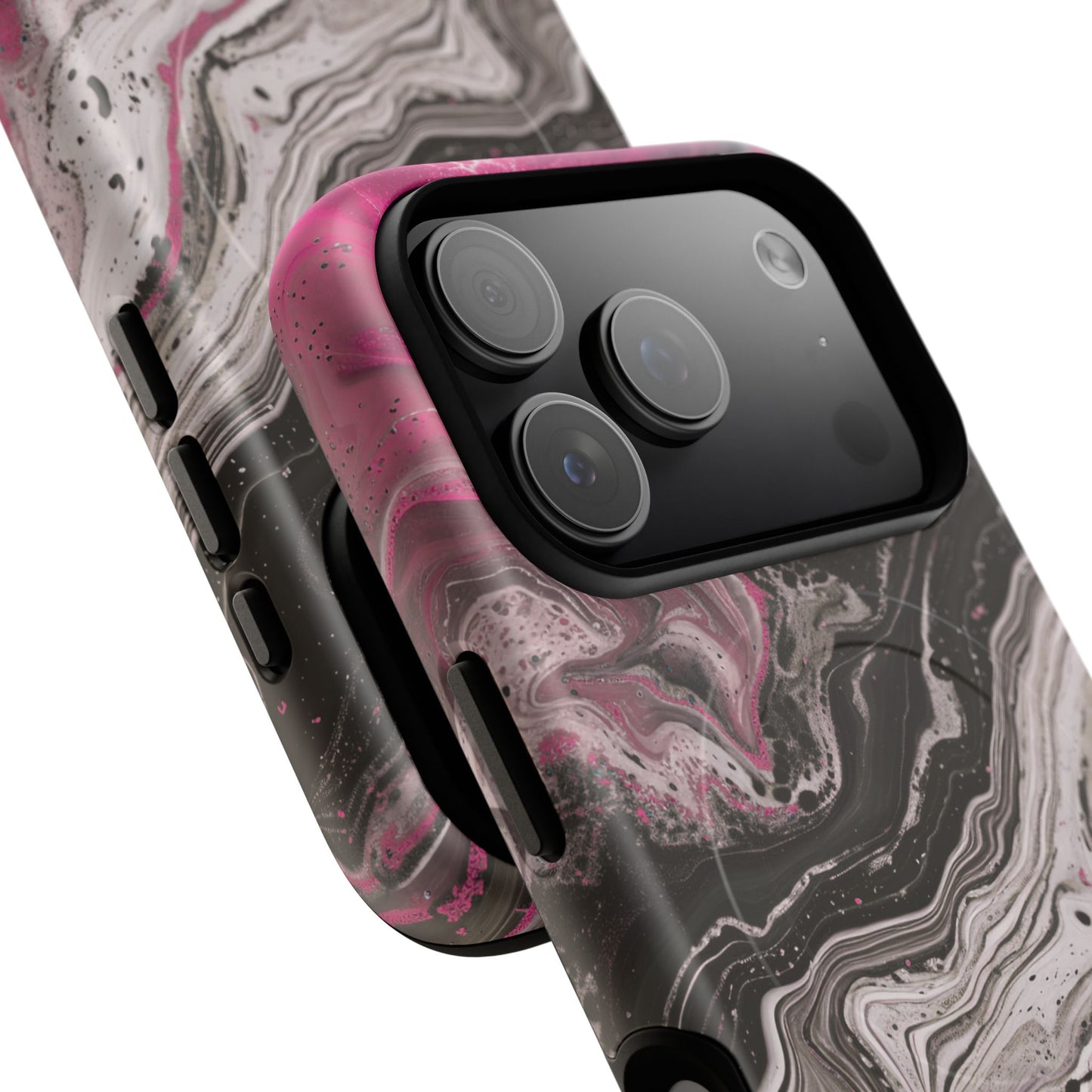 Stylish Magnetic iPhone Cases for Tough Protection, Trendy iPhone Covers, Gift for Teens, Modern Tech Accessories, Marble iPhone Design Cases
