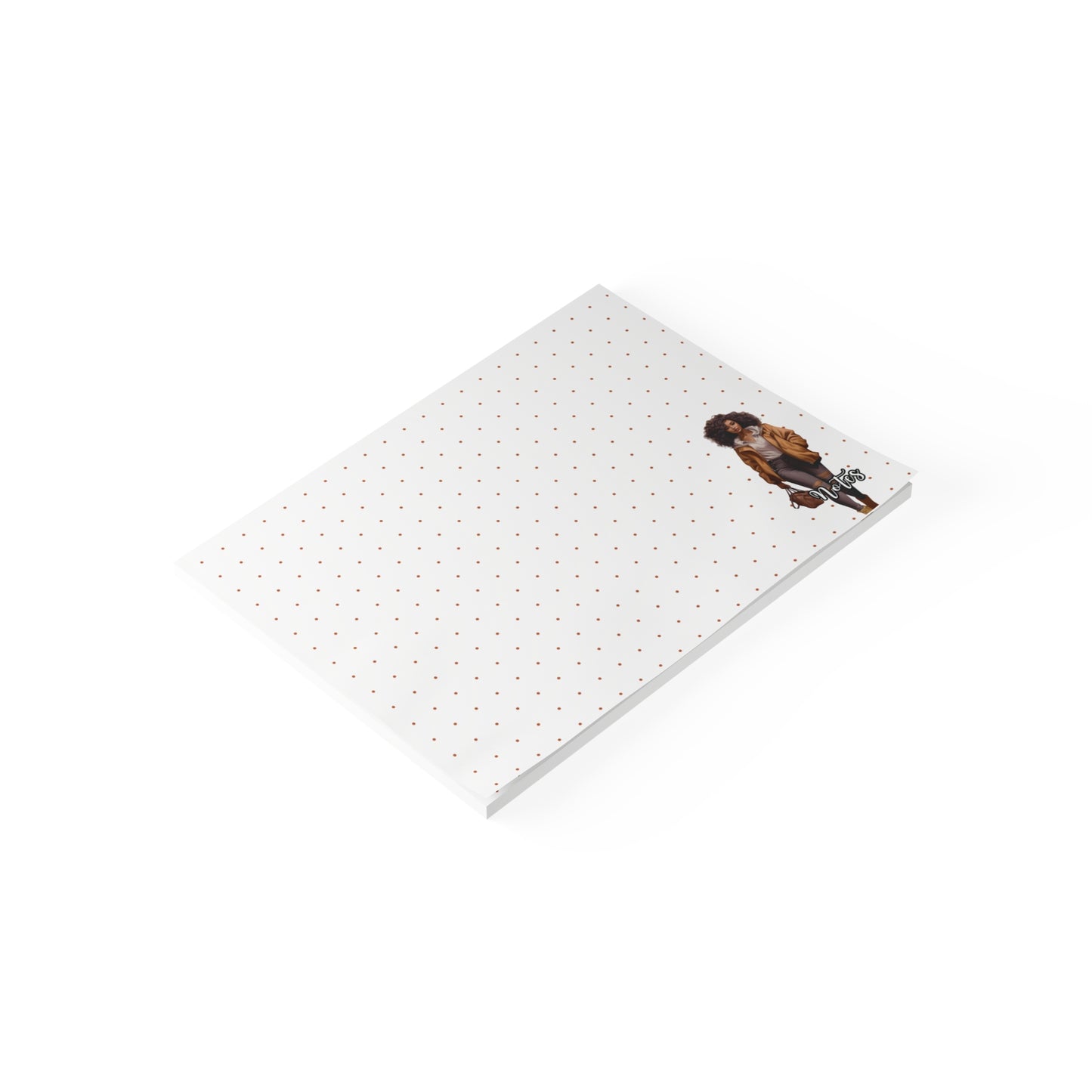 Chic Note Pads with Fashion Illustration, Stylish Sticky Notes for Organizing, Personalized Gifts for Her, Office Supplies, Creative