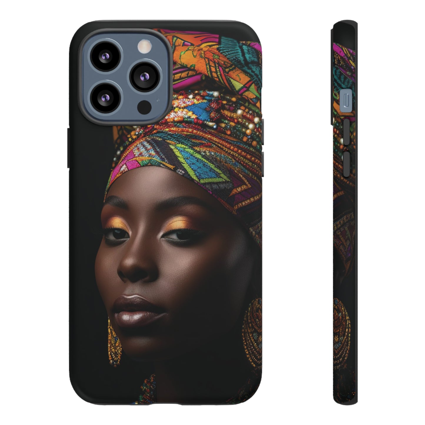 Regal Reflections: African Majesty iPhone Cases