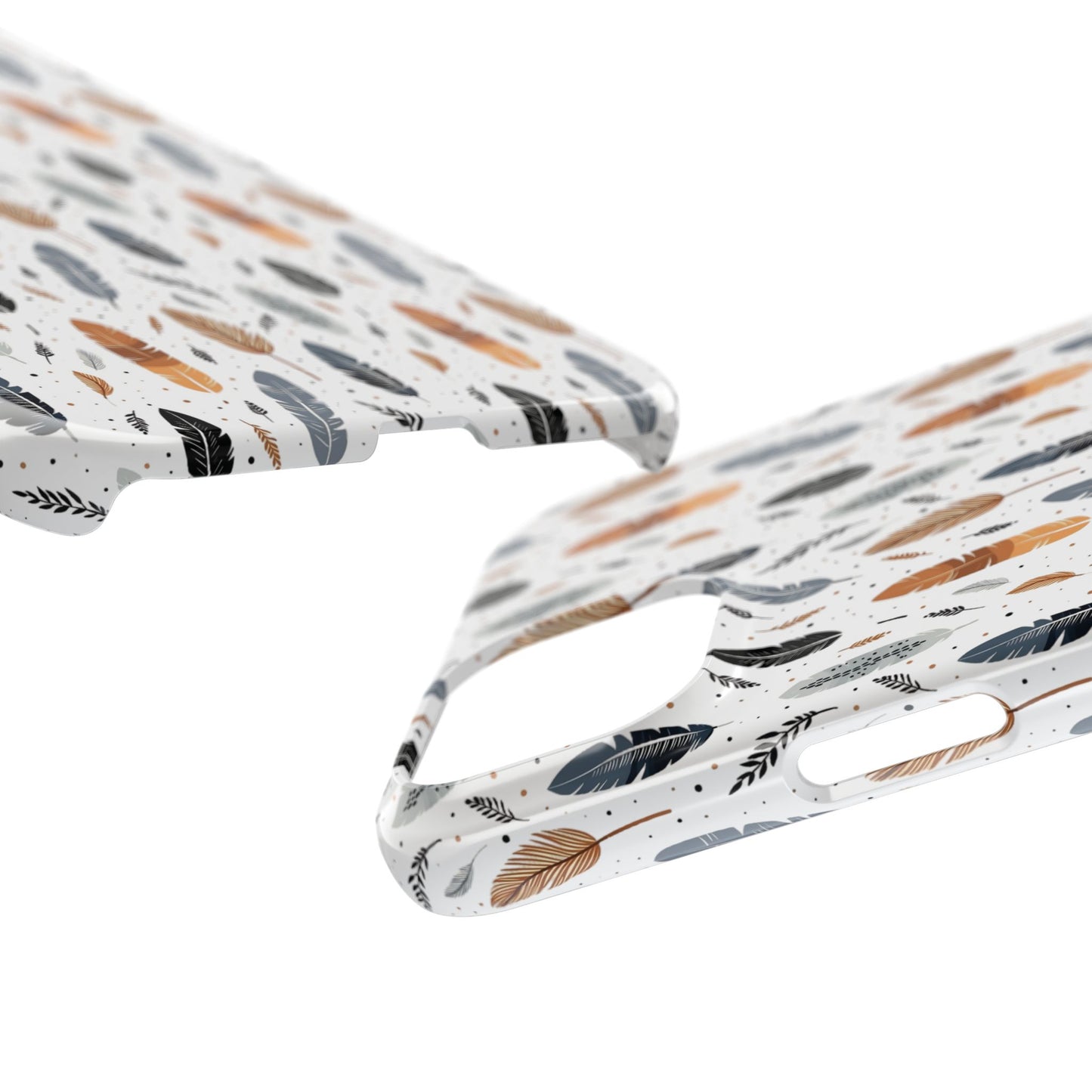 Whispering Feathers Slim Phone Cases for iPhone,  with Packaging a Gift for Her and Gift for Him.