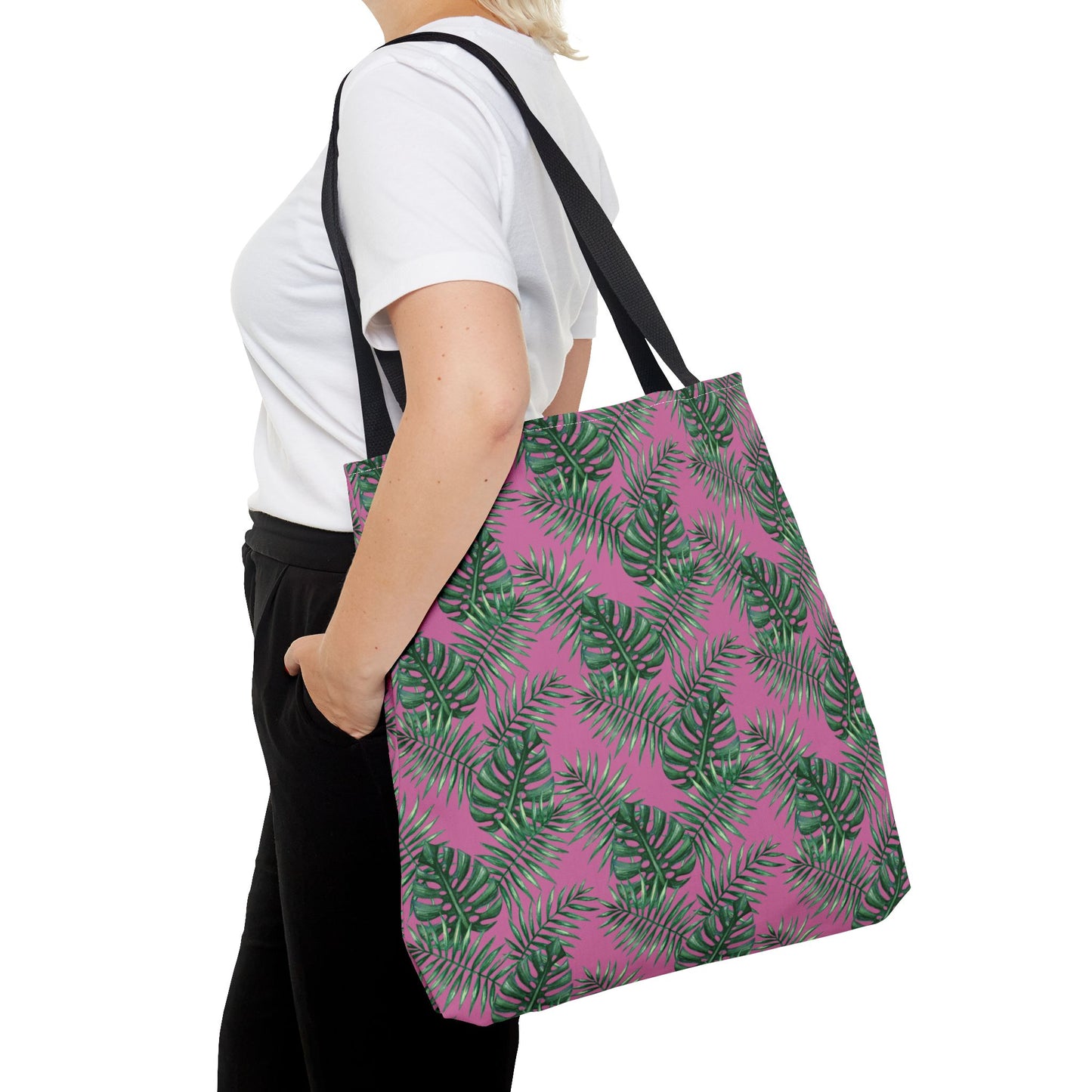 Pink Tropical Bliss Tote Bag