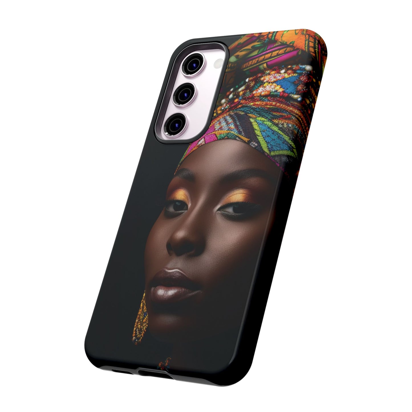 Regal Reflections: African Majesty Tough Google Pixel, iPhone and Samsung Cases.