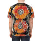 Flame Burst Unisex Tee (AOP)