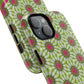 Personalized Meadow Mandala Bloom Vibrant Flower  — Green & Pink Geometric Daisy Design