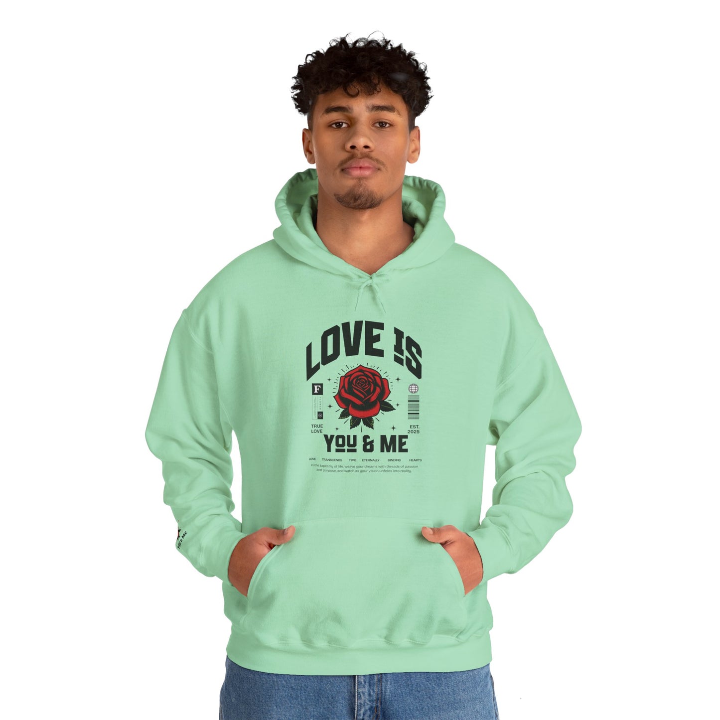 You and Me Unisex Gildan Hoodie Sweatshirt