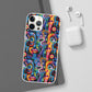Psychedelic Visions Flexi iPhone and Samsung Case - Colorful Abstract Design.