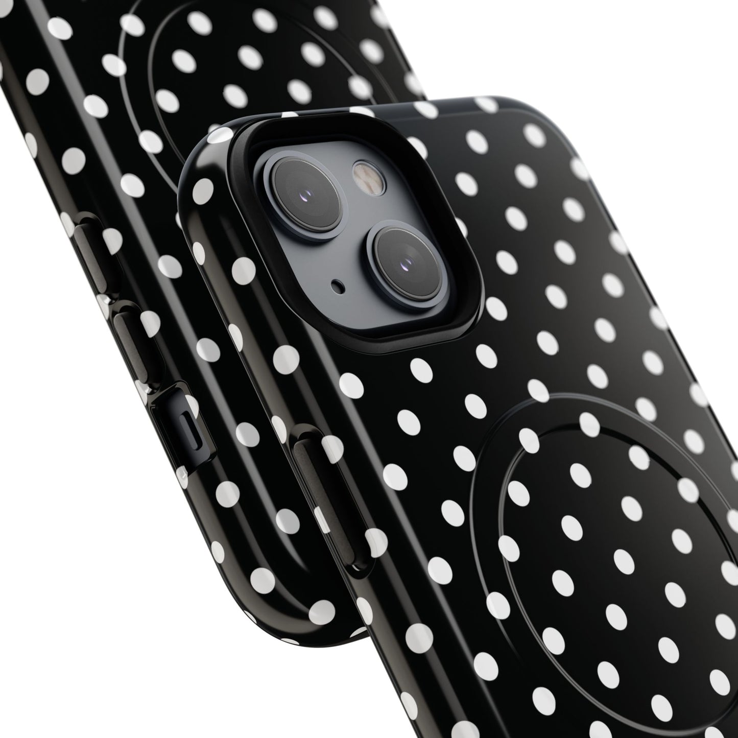 Polka Dot Tough iPhone Magnetic Case, Stylish iPhone Cover for Protection, Unique Gift for Birthdays, Holidays, Tech Lovers