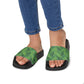 Tropical Bliss Green Youth Removable-Strap Sandals