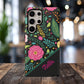 Personalized Floral Fantasy Samsung and Google Pixal Phone Case – Personalized Tough Cases with Colorful Garden Design
