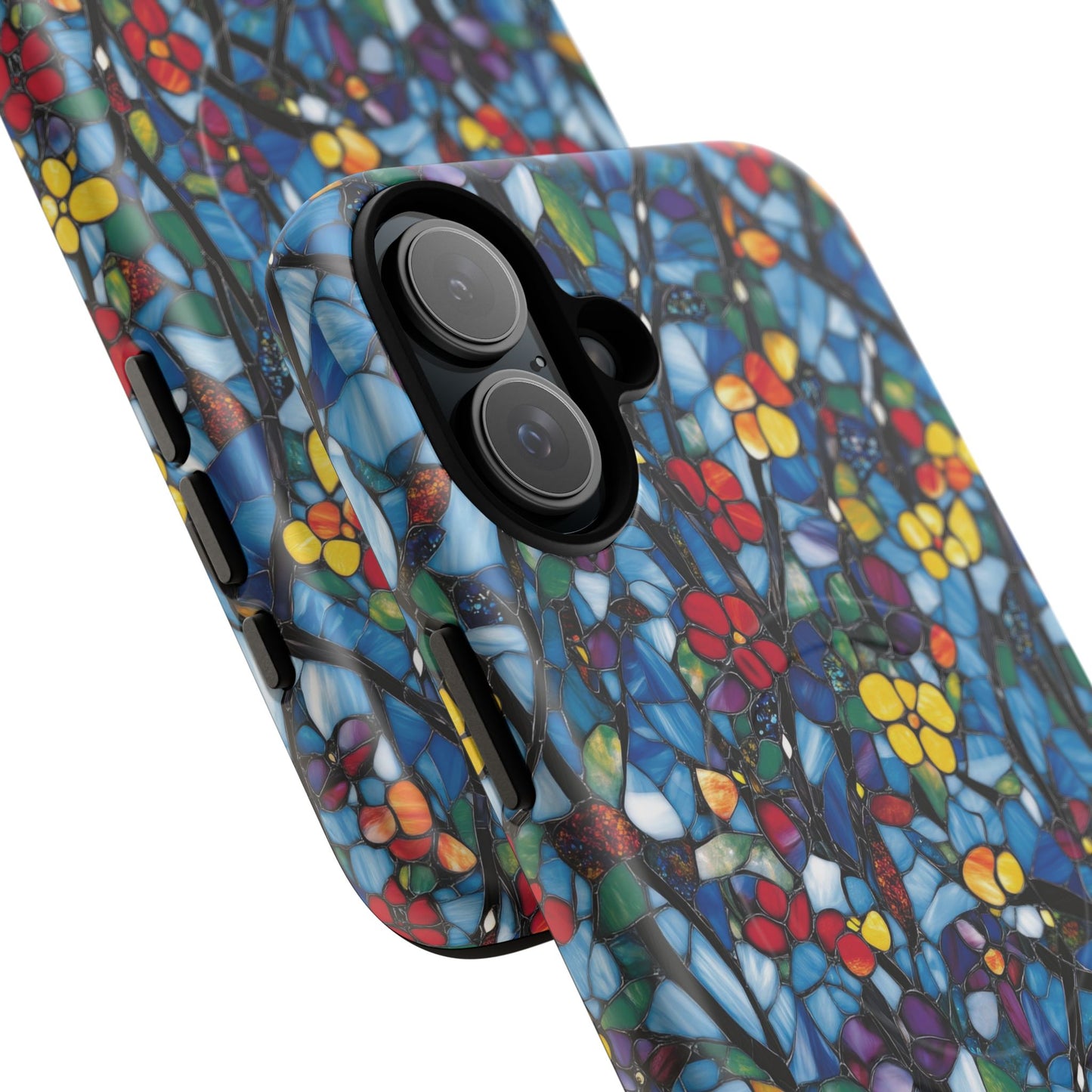 Colorful Floral Phone Case, Tough Magnetic Phone Cover, Durable Tech Accessory, Unique Gift for Her, Vibrant Smartphone Case