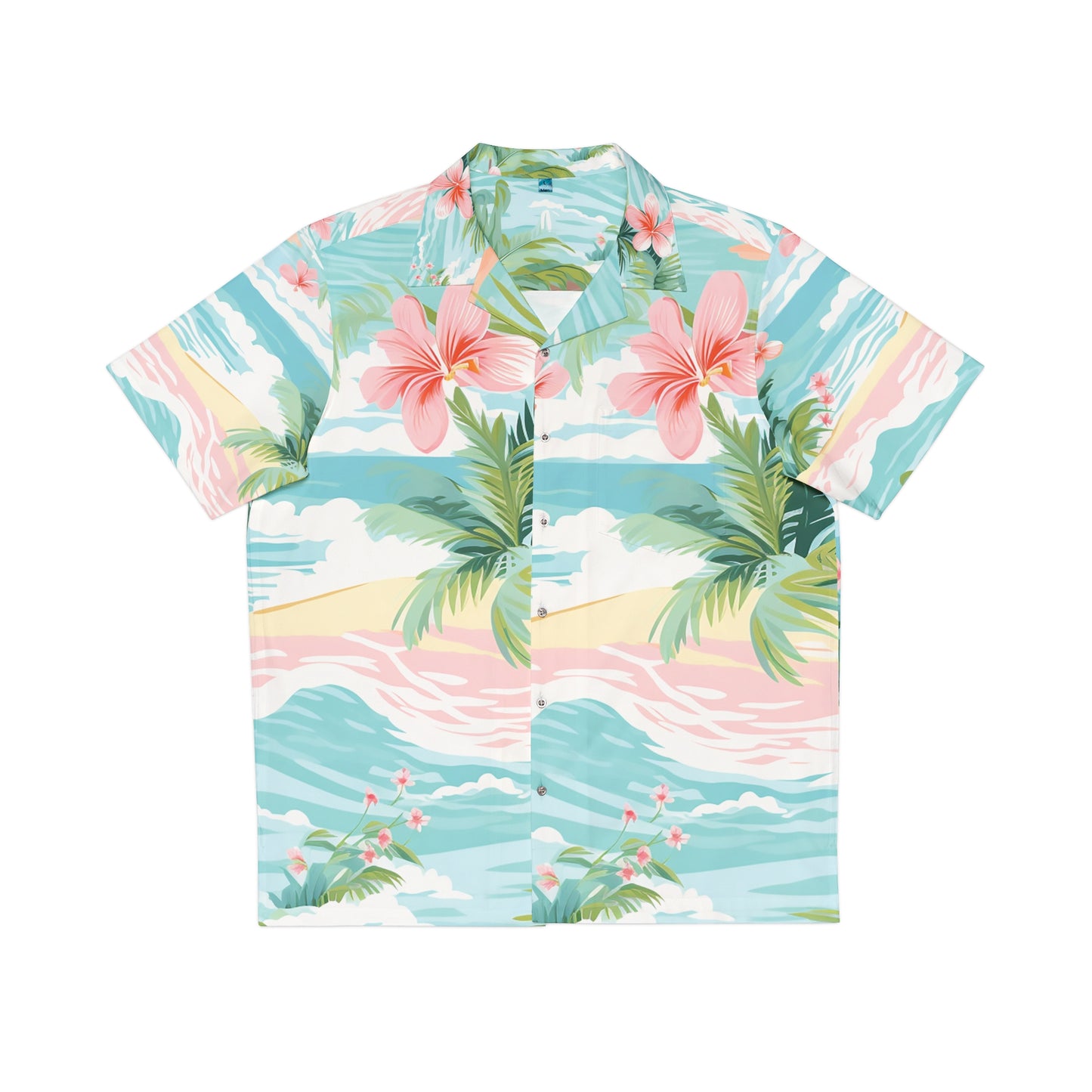 Tropical Escape Men's Hawaiian Shirt (AOP)